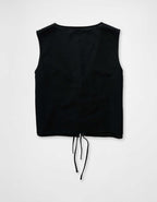 AE Tie Front Quilted Vest
