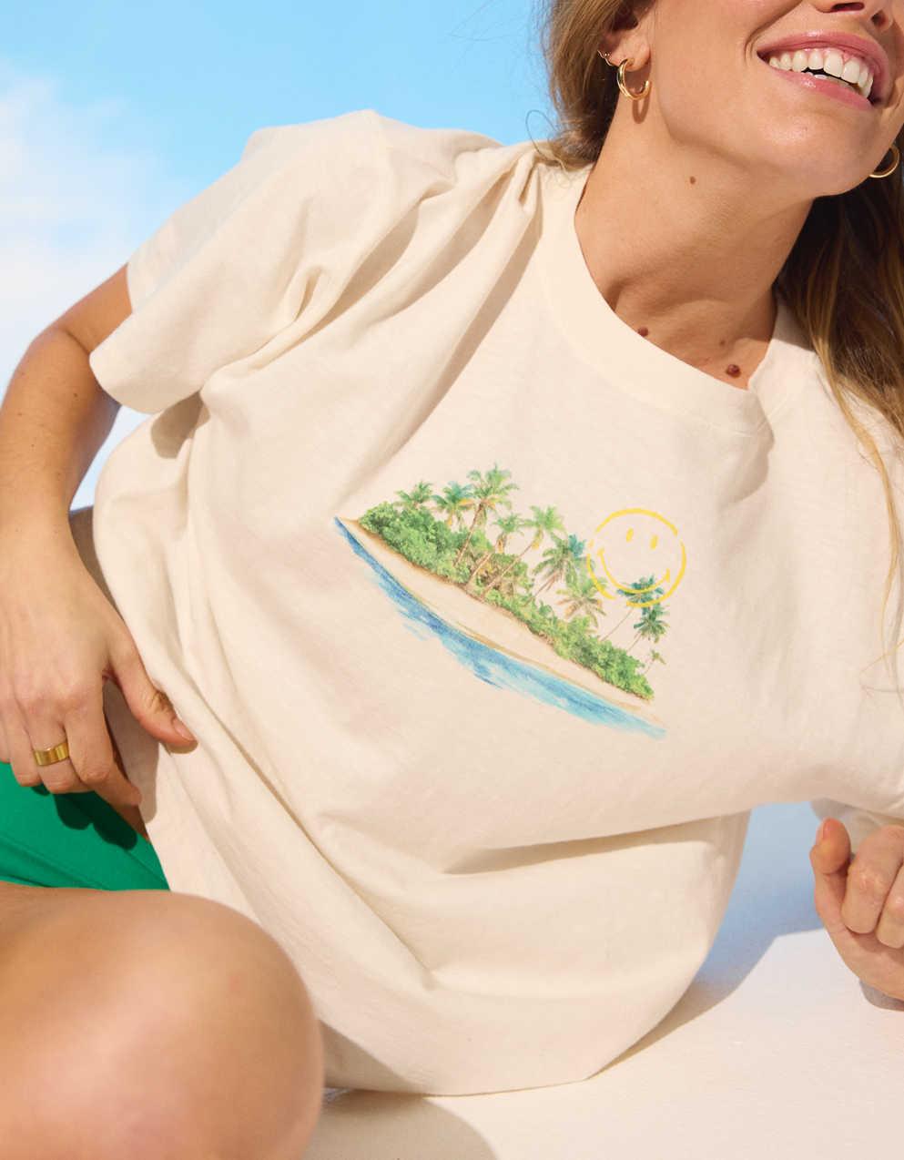 Aerie | Smiley® 休閒 T 恤