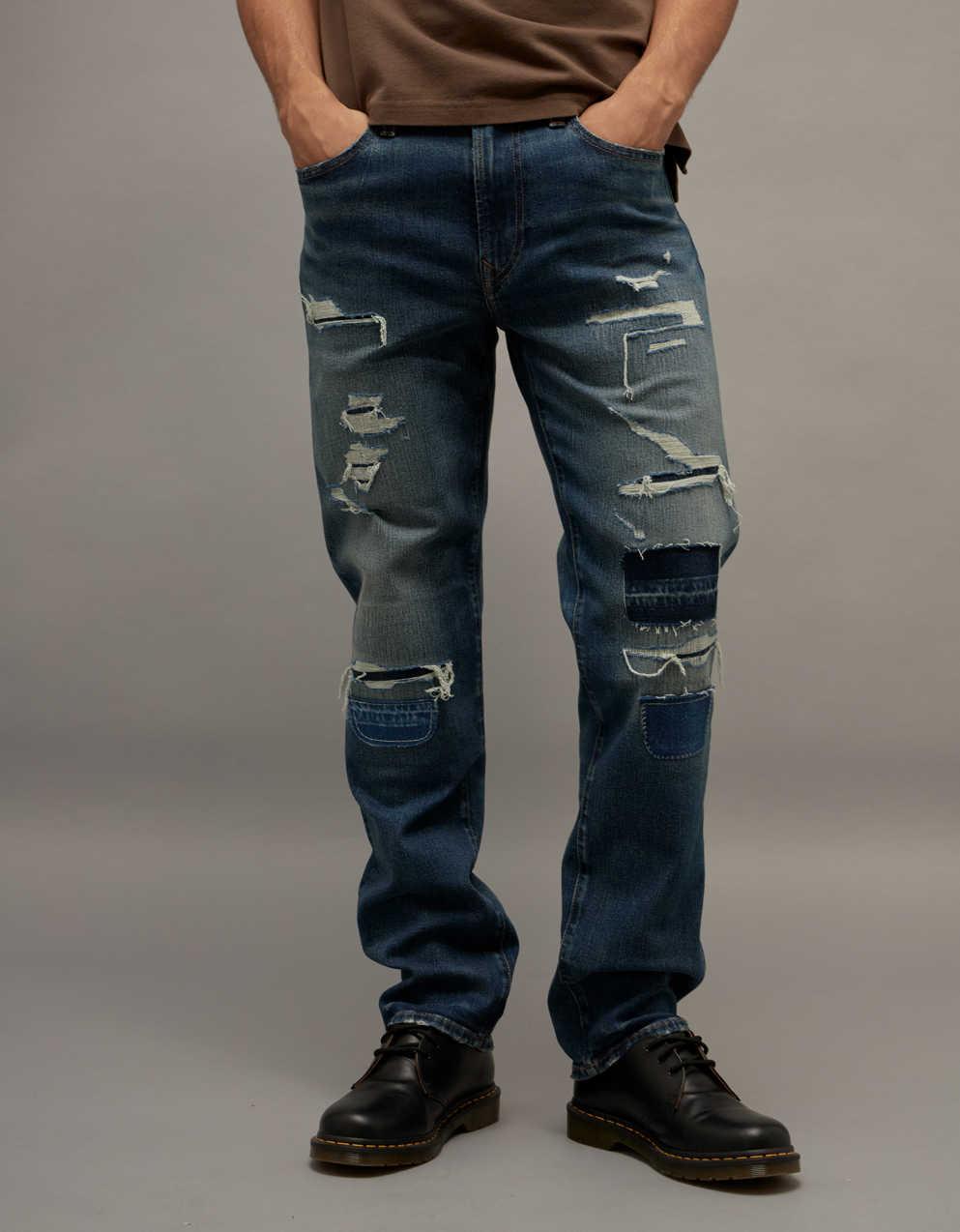 AE Flex 原裝直筒牛仔褲