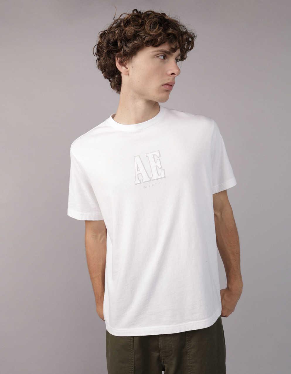 AE 標準剪裁標誌圖案 T 恤