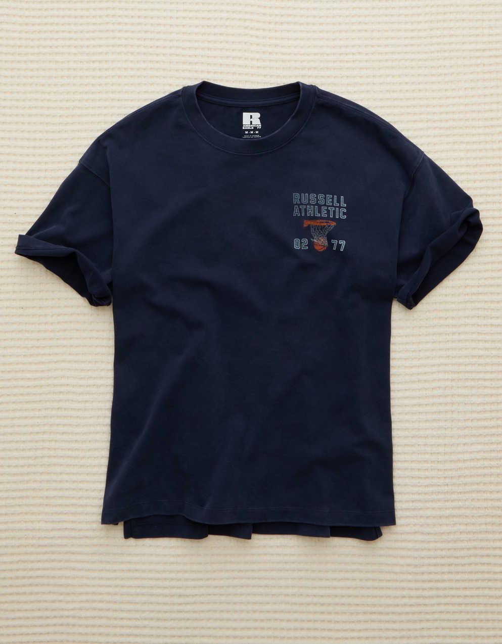 AE x Russell Athletic Heavyweight Basketball Graphic T-Shirt