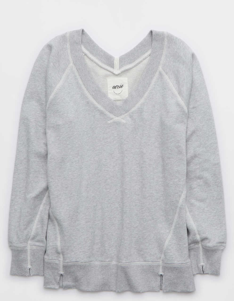Aerie Downtime V-Neck Sweatshirt