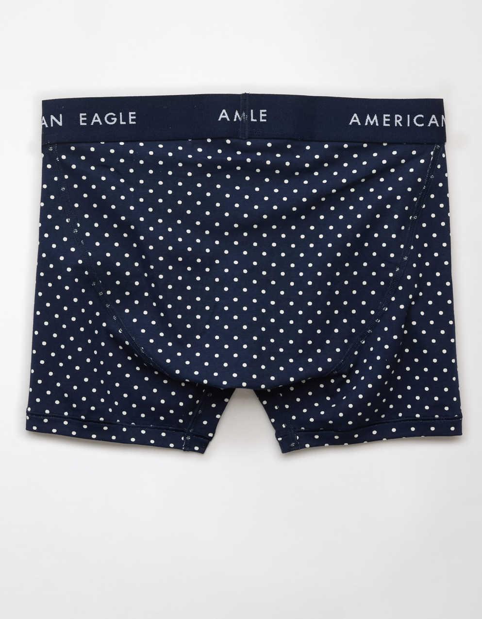 AEO 男士圓點 4.5" 經典平腳內褲