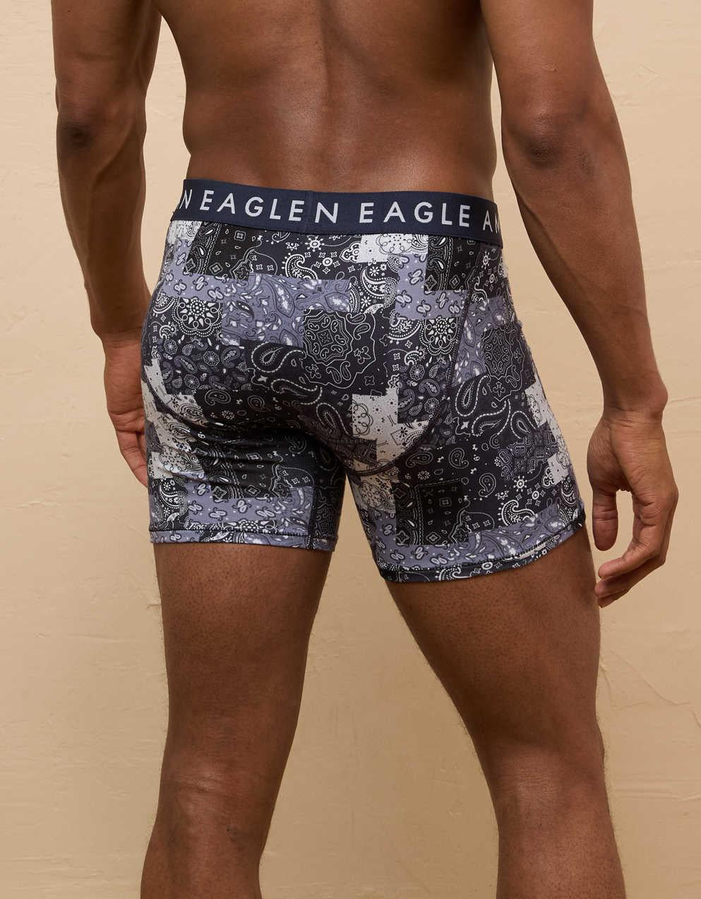 AEO 男士佩斯利 6' 經典平腳短褲