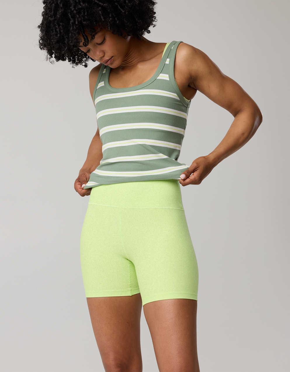 OFFLINE By Aerie Stripe Rib High Waisted 5" Bike Short