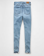 AE 超高腰牛仔緊身褲