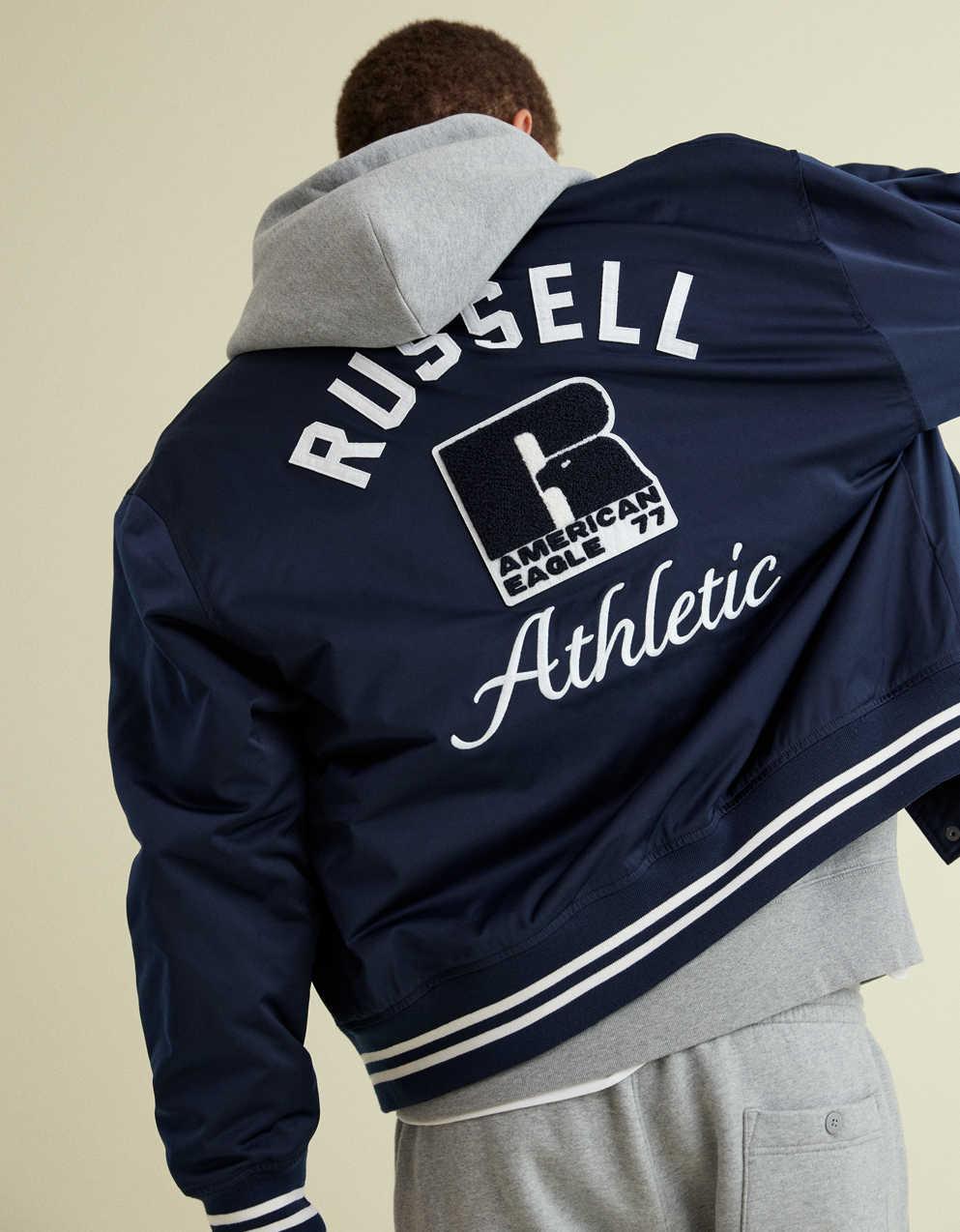 AE x Russell Athletic大學外套