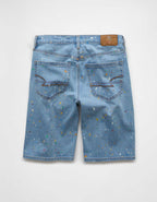 AE 11' Pride Dreamy Drape 彈性高腰牛仔運動短褲