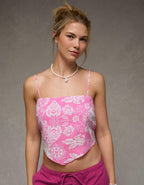 AE 亞麻混紡頭巾式上衣