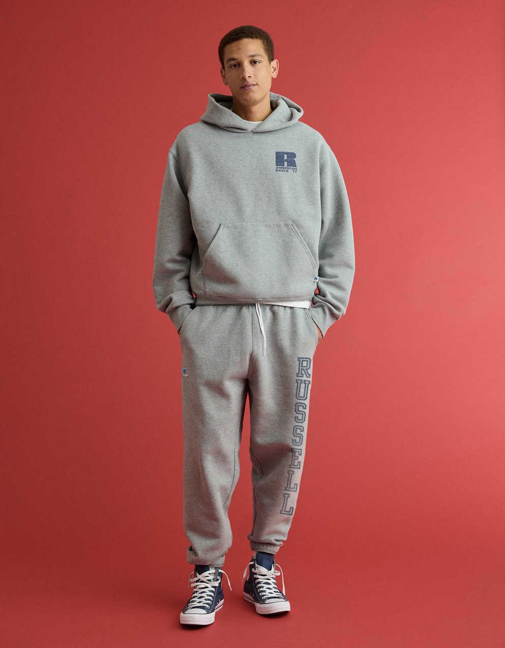 AE x Russell Athletic連帽衫