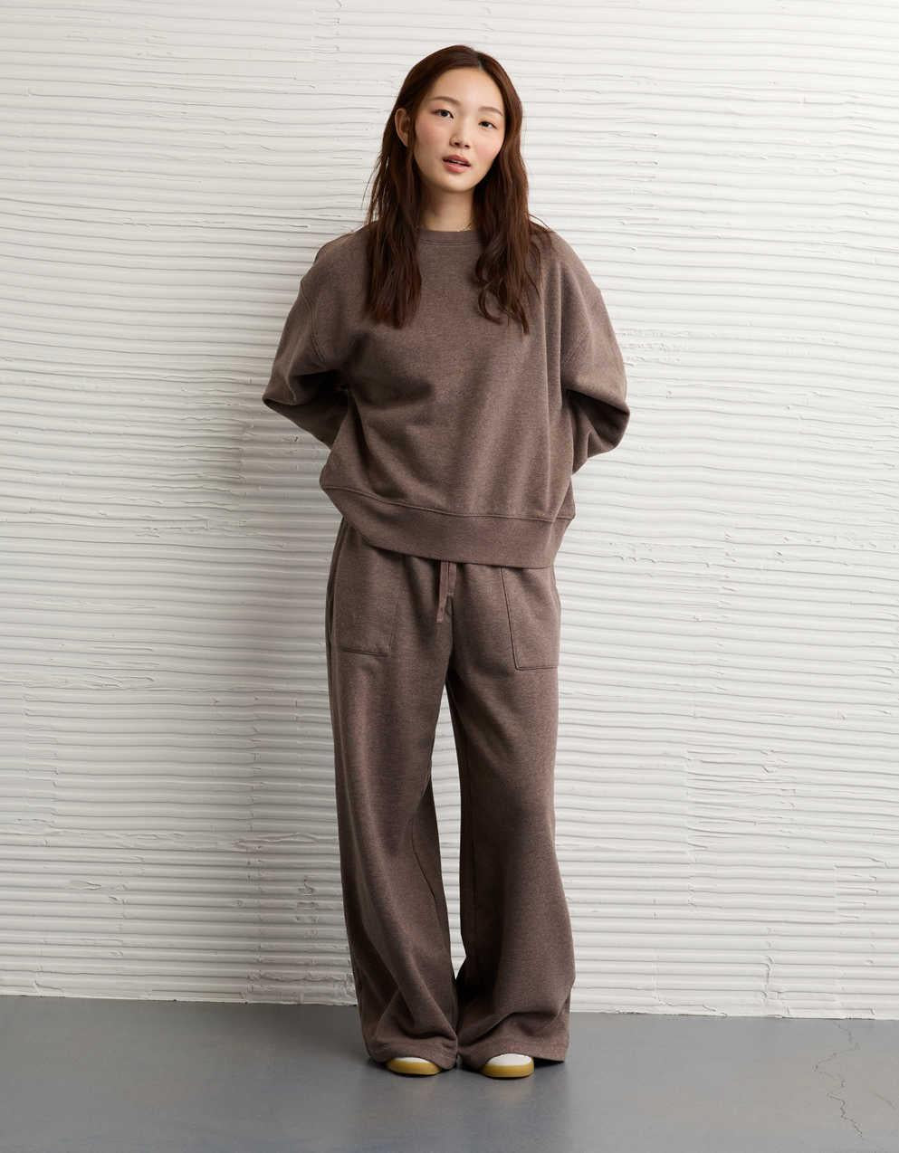 AE Everyday Luxe 寬腿運動褲
