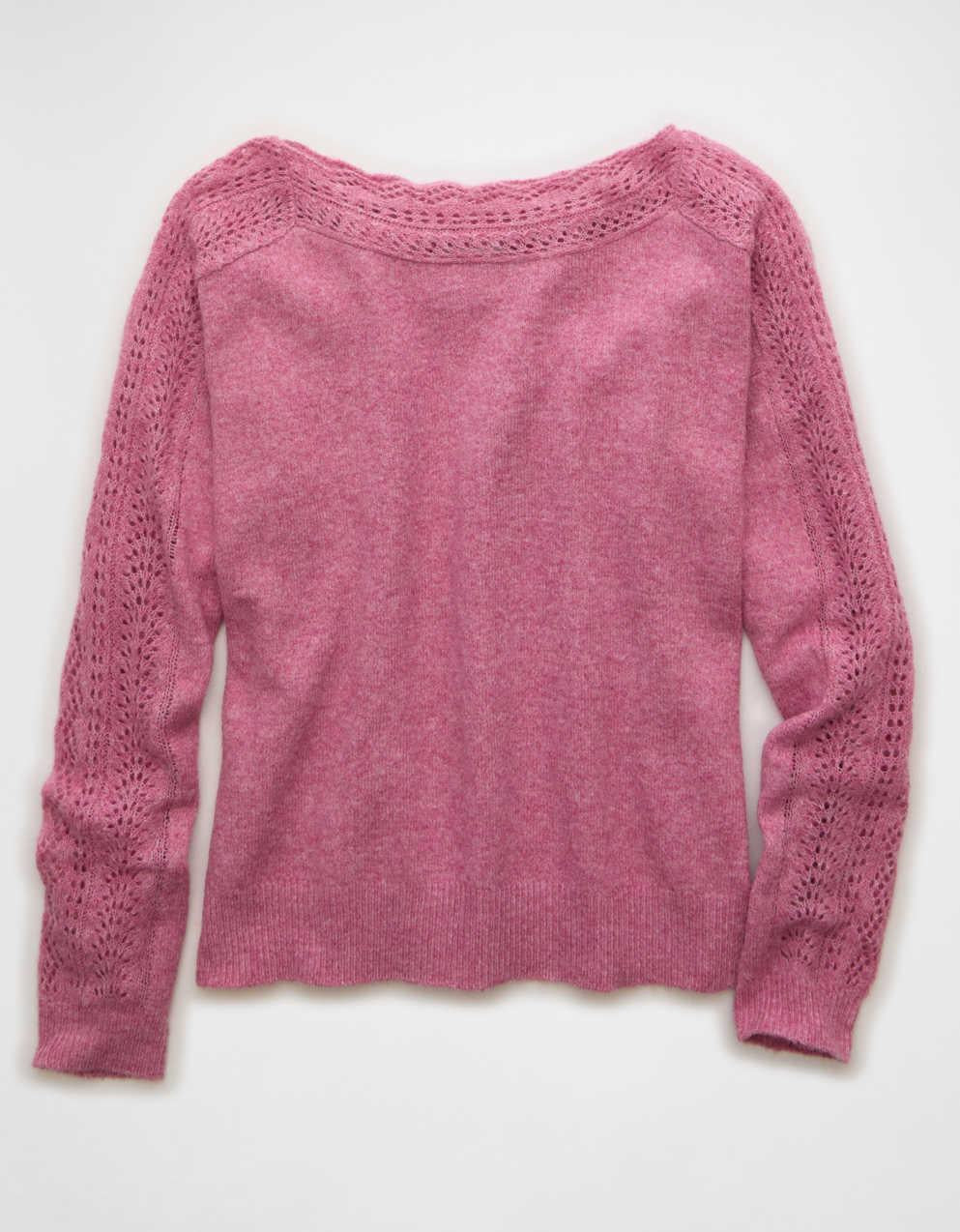 AE Whoa So Soft 蕾絲冷衫