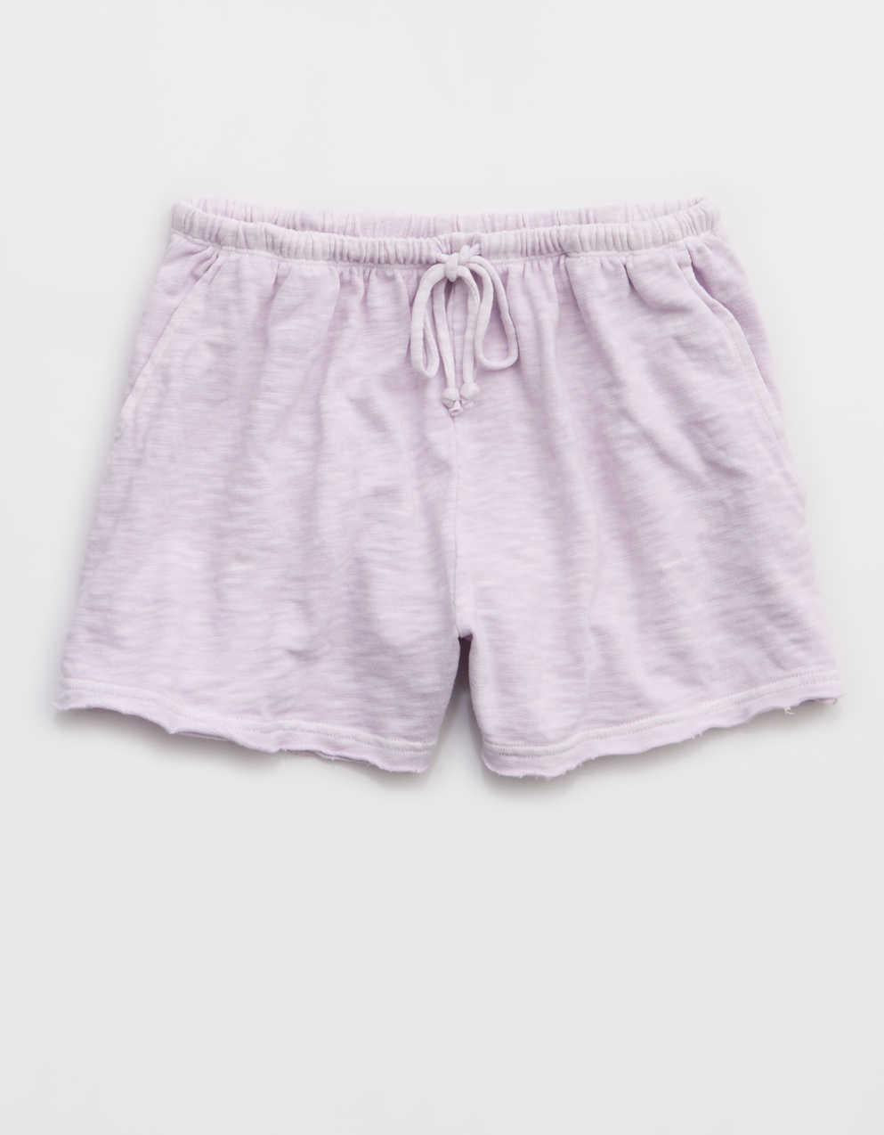 Aerie 休閒竹節棉短褲