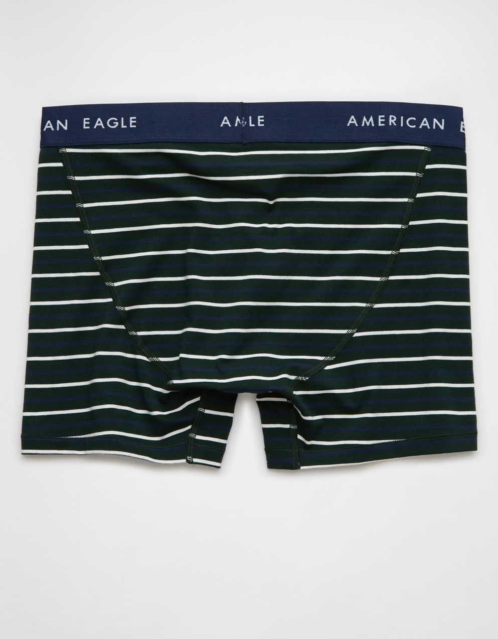 AEO 男士條紋 4.5 吋經典平角短褲