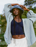 Aerie Daybreak Coverup Shirt