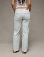 AE High-Waisted Embroidered Floral Stovepipe Jean