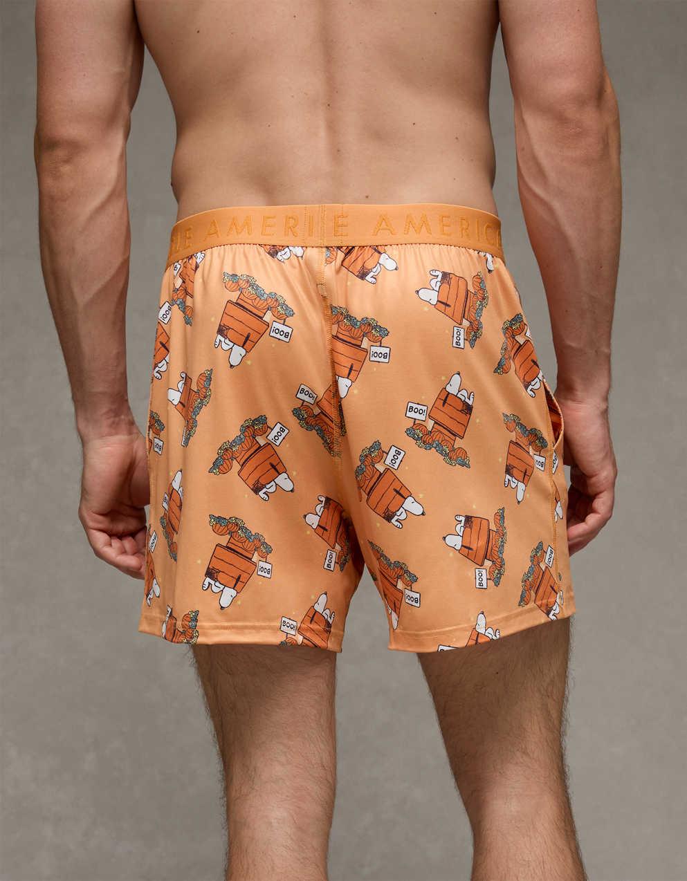 AEO 男士萬聖節 Snoopy 超柔軟口袋平腳內褲
