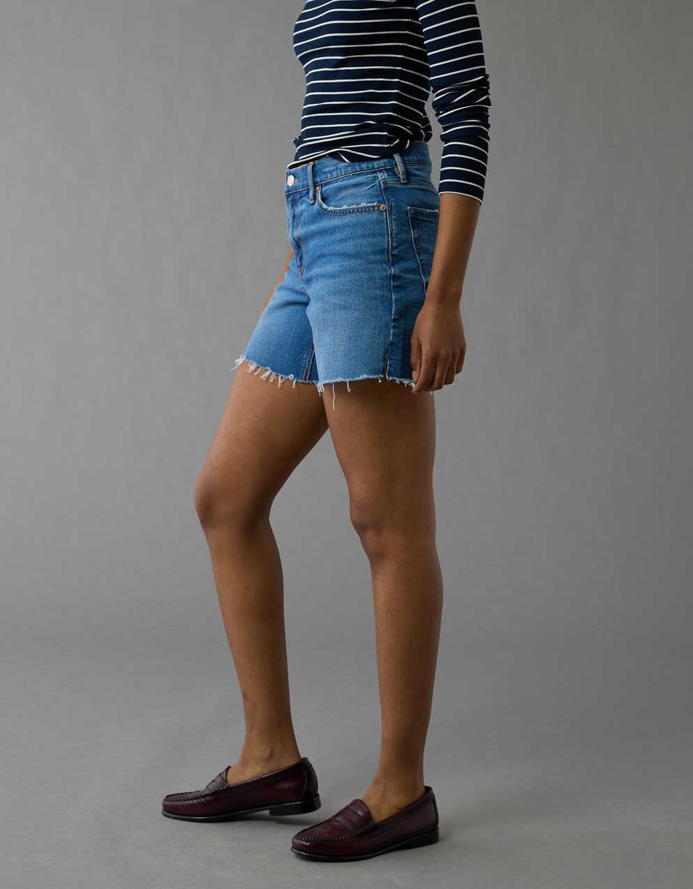 AE 6" Strigid Super High-Waisted Relaxed Denim Short