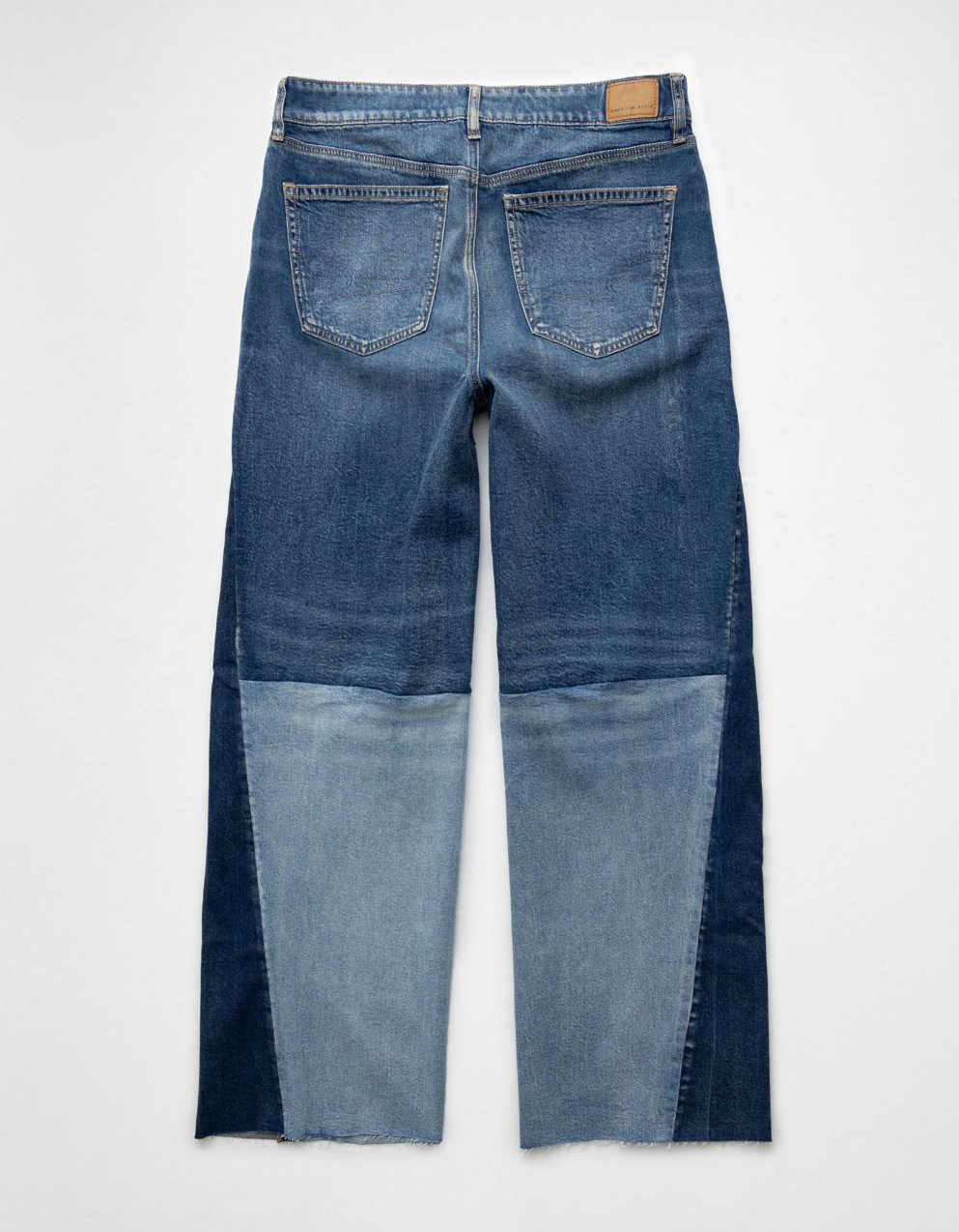 AE Stretch Super High-Waisted Baggy Wide-Leg Jean