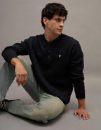 AE Long-Sleeve Thermal Henley T-Shirt