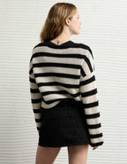 AE Cropped Crochet Sweater