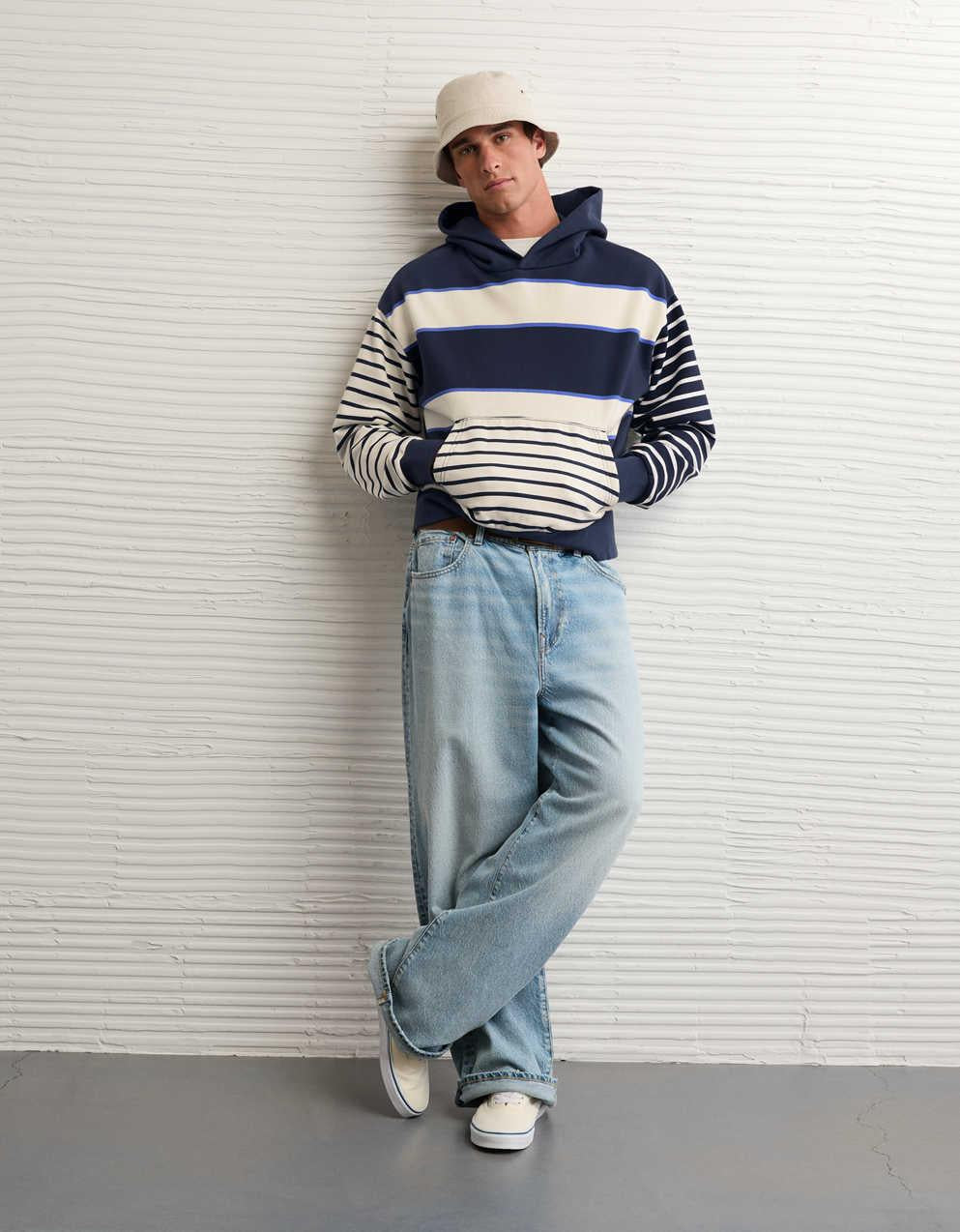 AE Laidback Luxe Colorblock Hoodie