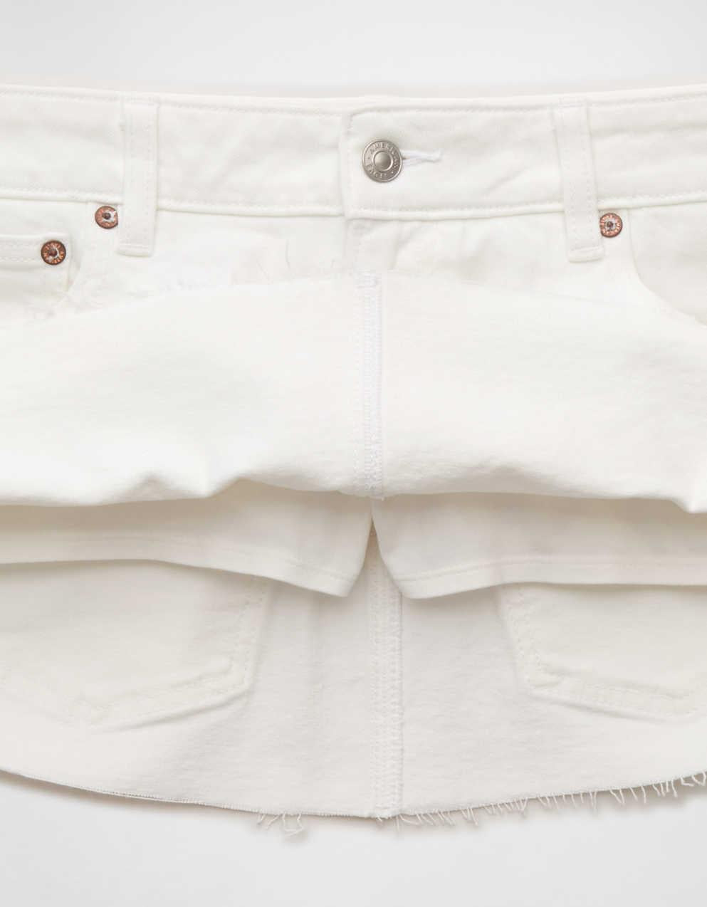 AE Stretch Super Low-Rise Perfect Micro Mini Skirt
