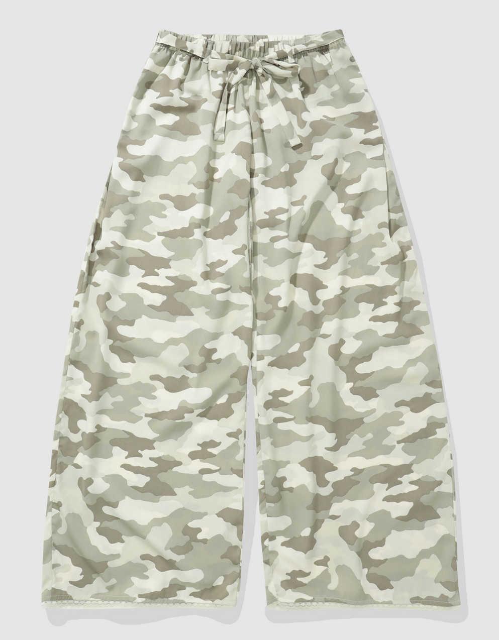 Aerie緞面長褲 PJ
