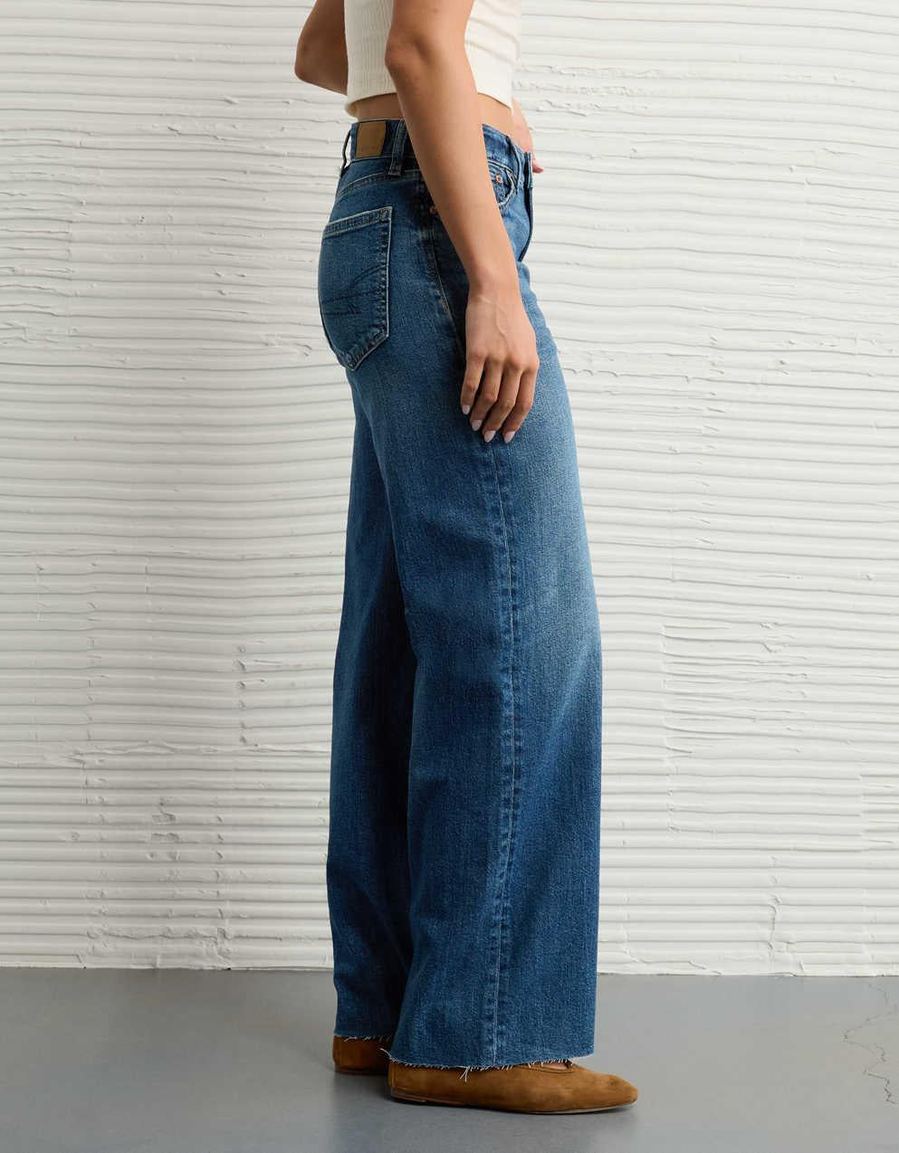 AE Super High-Waisted Baggy Wide-Leg Jean