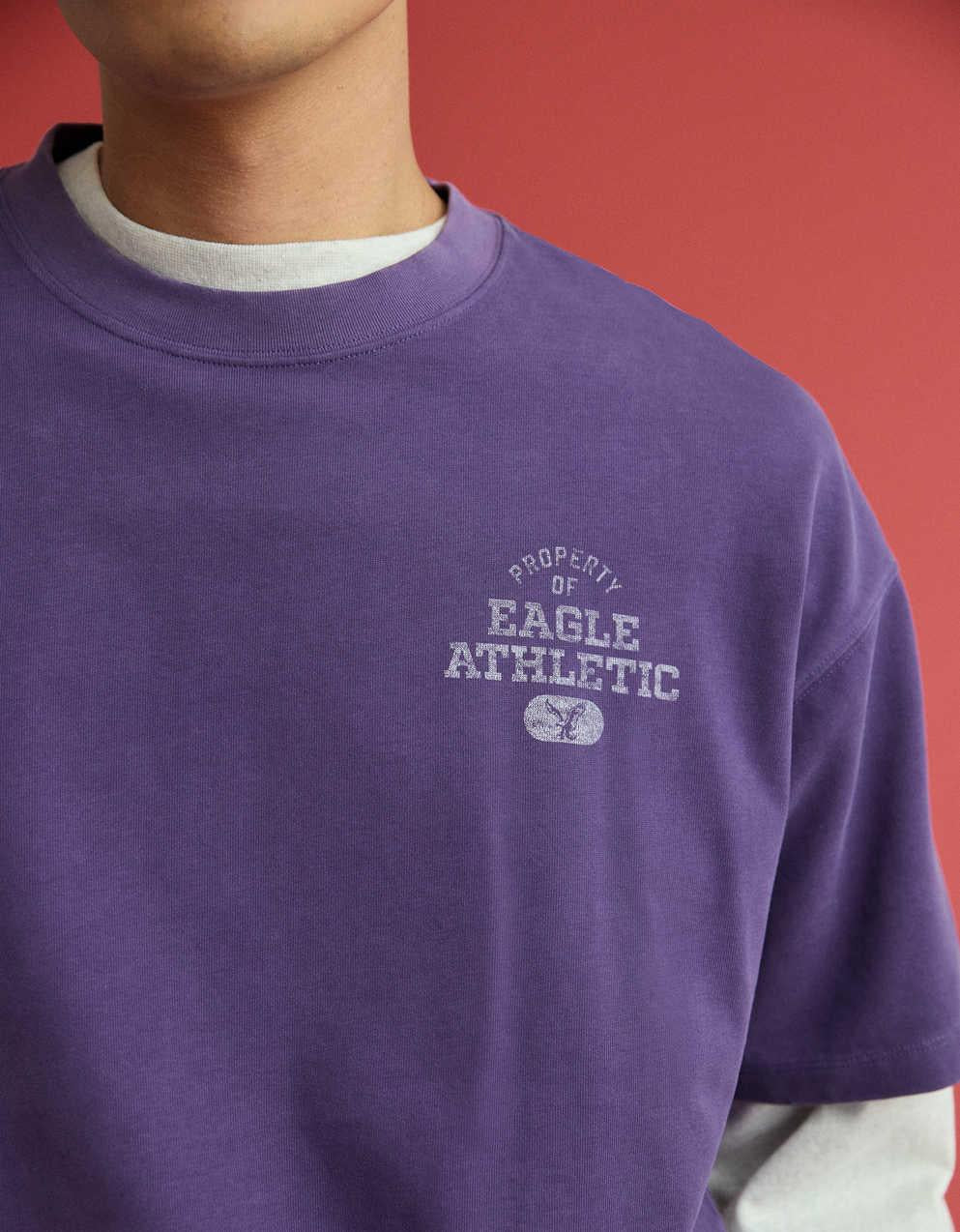 AE x Russell Athletic重量鷹圖案 T 恤