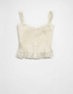 AE Smocked Button-Up Cami