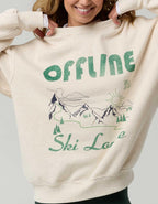 OFFLINE By Aerie Cloud Fleece Oversized Crewneck Sweatshirt