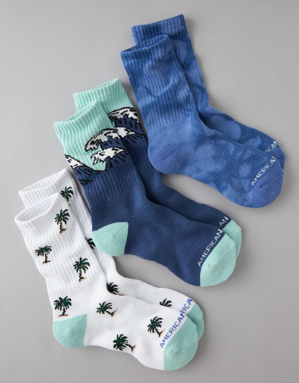 AE Crew Socks 3-Pack