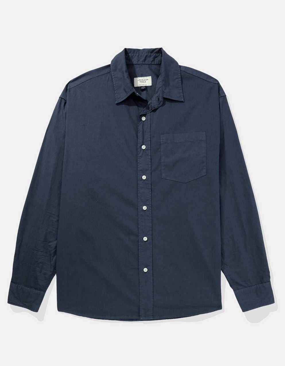 AE 日常休閒牛津鈕扣恤衫