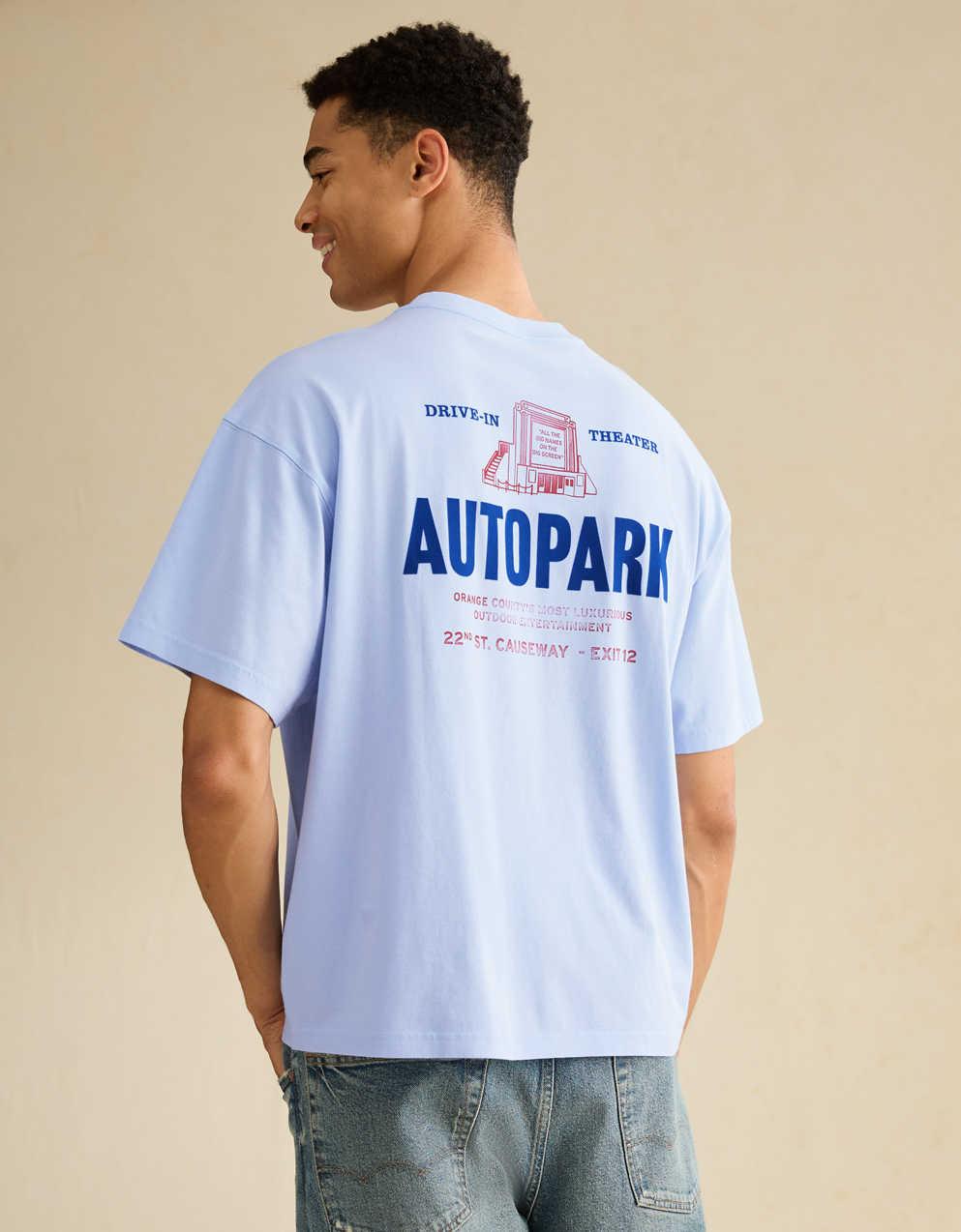 AE Boxy Fit Destination Graphic T-Shirt
