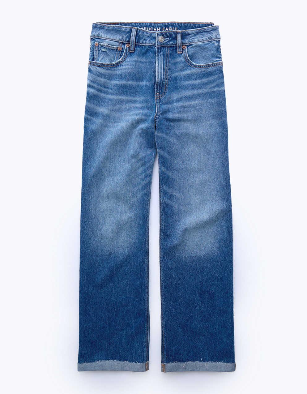 AE Dream Drape 超高腰寬鬆闊腳牛仔褲