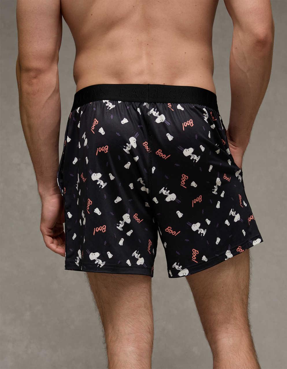 AEO 男士萬聖節 Snoopy 超柔軟口袋平腳內褲