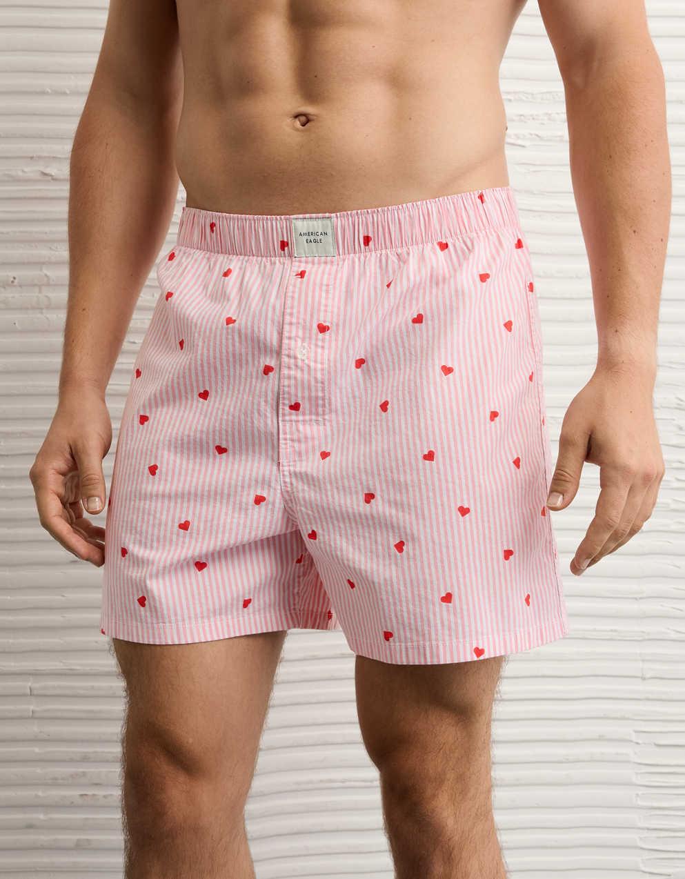 AEO 男士彈性棉質平腳內褲