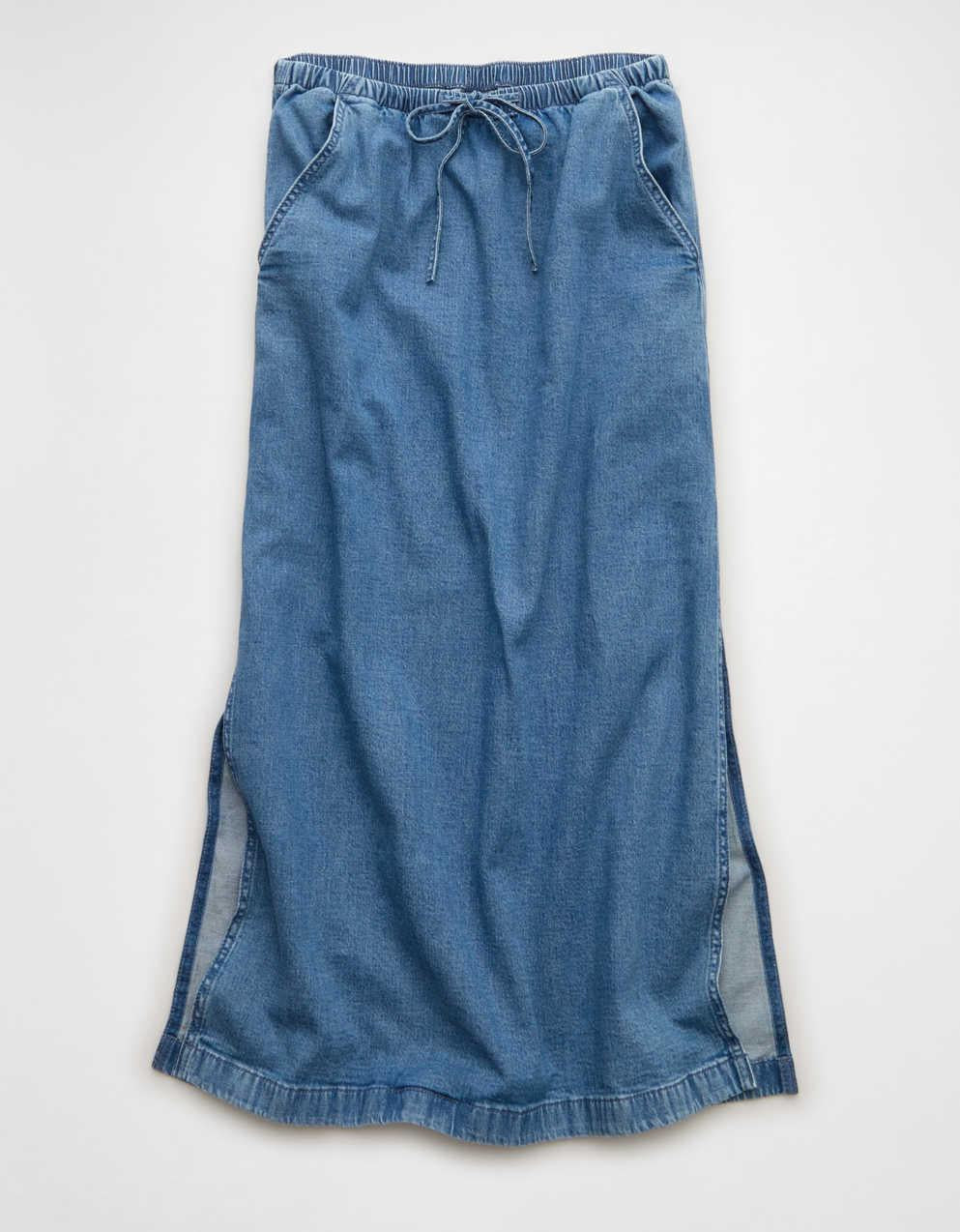 AE Dreamy Drape Pull-On Maxi Skirt