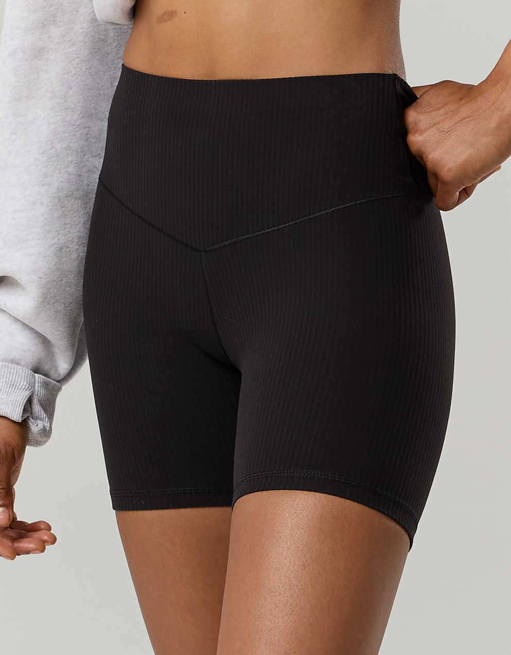 OFFLINE By Aerie Real Me XTRA Ribbed High Waisted 5" Bike Short