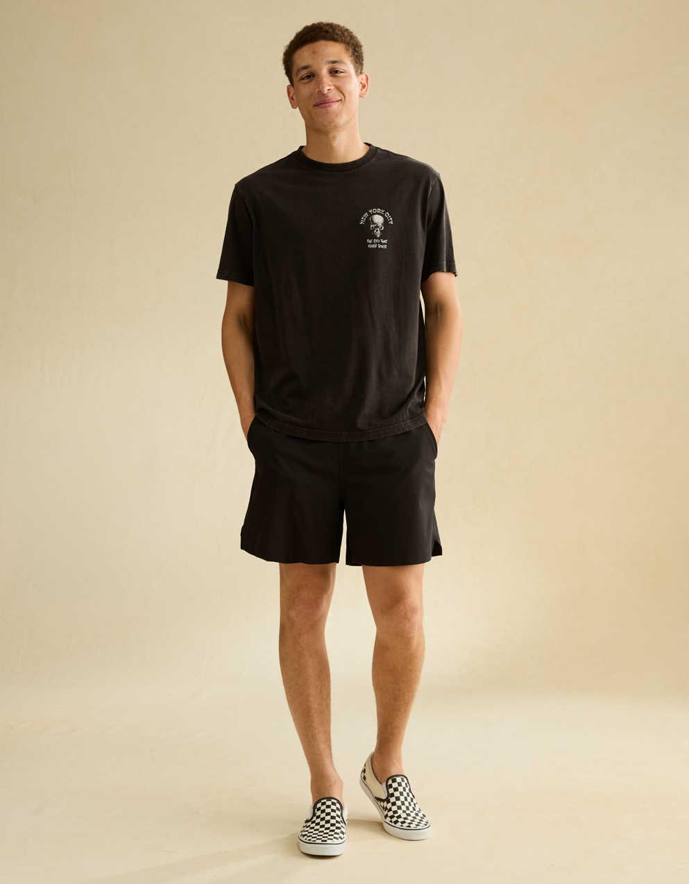 AE Standard Fit Halloween Graphic T-Shirt