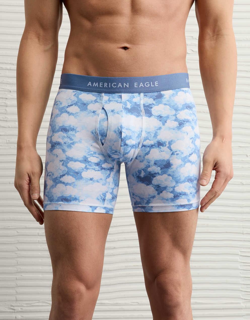 AEO 男士白雲圖案 6' 經典平腳內褲