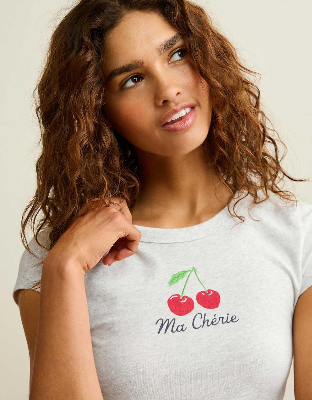 AE Hey Baby Cotton Slub Tee