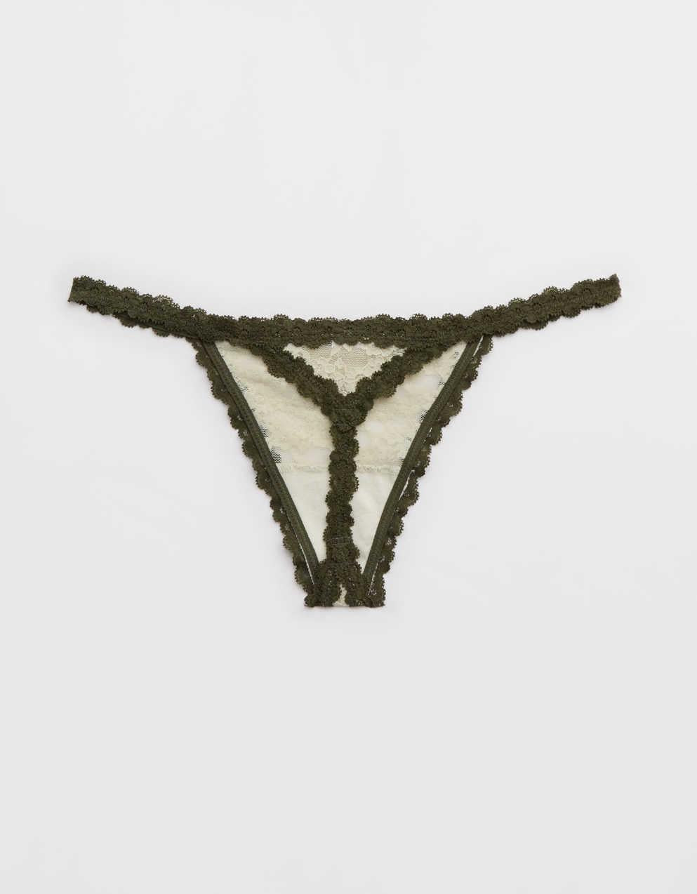 Show Off Vintage Lace String Thong Underwear