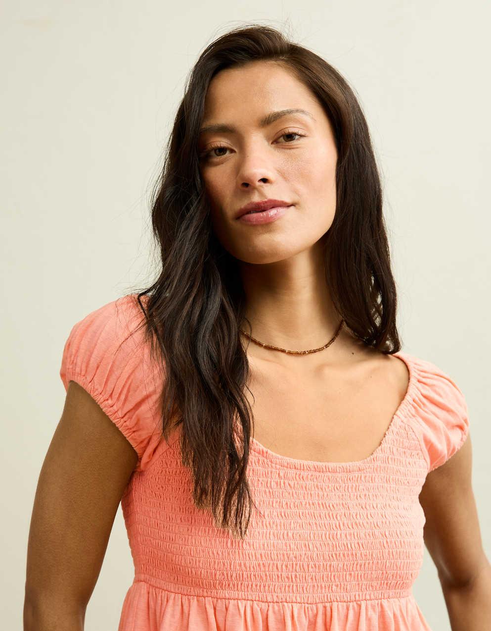 AE Sunchaser Babydoll Ruffle Tee