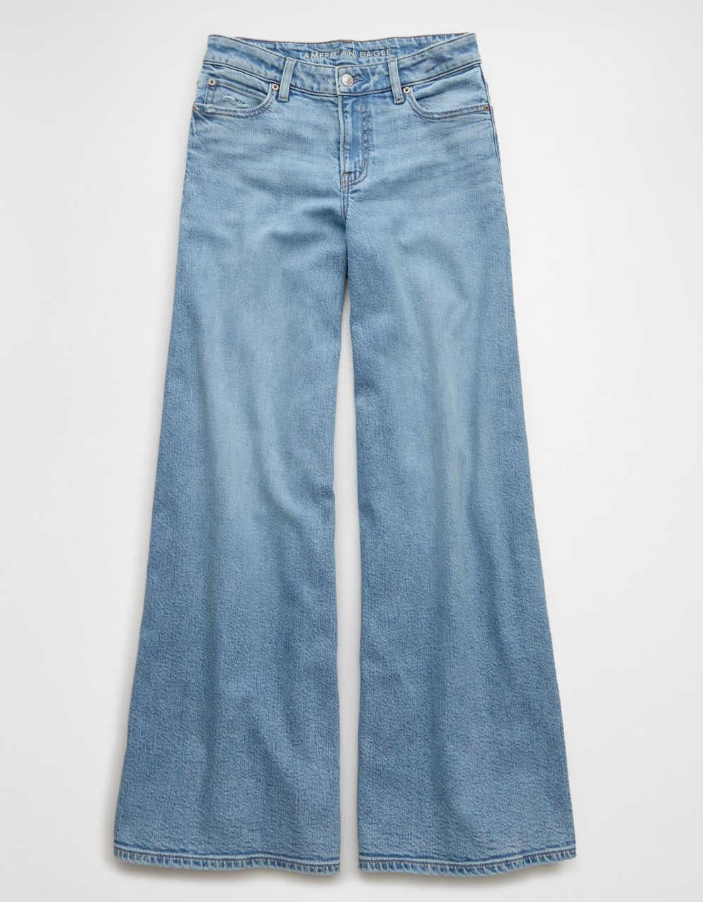 AE Dreamy Drape A 字剪裁牛仔褲
